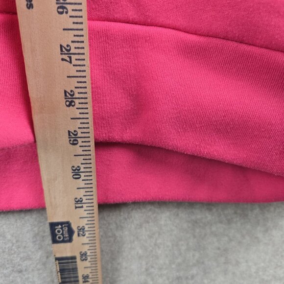 Hot Pink Womens Quarter-Zip Pullover Sweatshirt Size 8XL Polyester/Spandex Blend - Picture 6 of 7